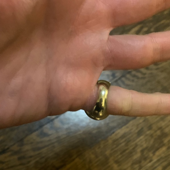 ✨14k Diamond & Cabochon Citrine Ring HEAVY - Picture 9 of 12